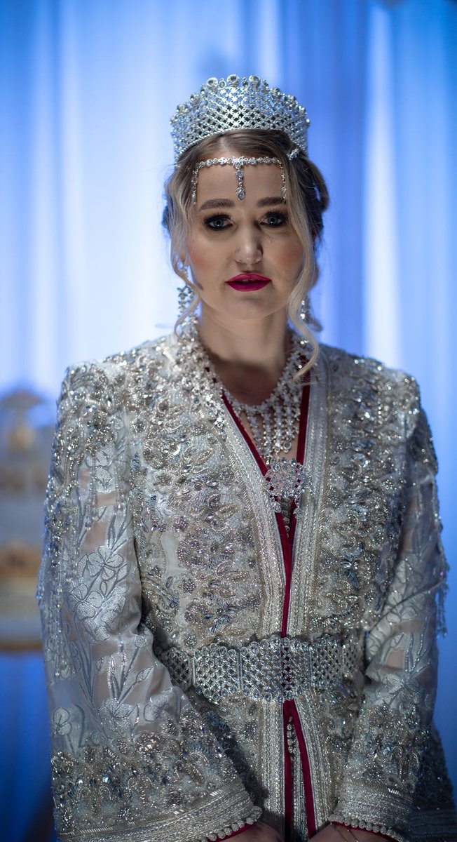 Caftan argent couronne